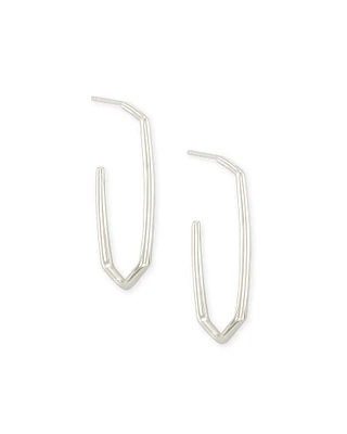 Ellen Hoop Earrings Sterling Silver