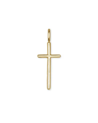 Cross Charm 18k Gold Vermeil