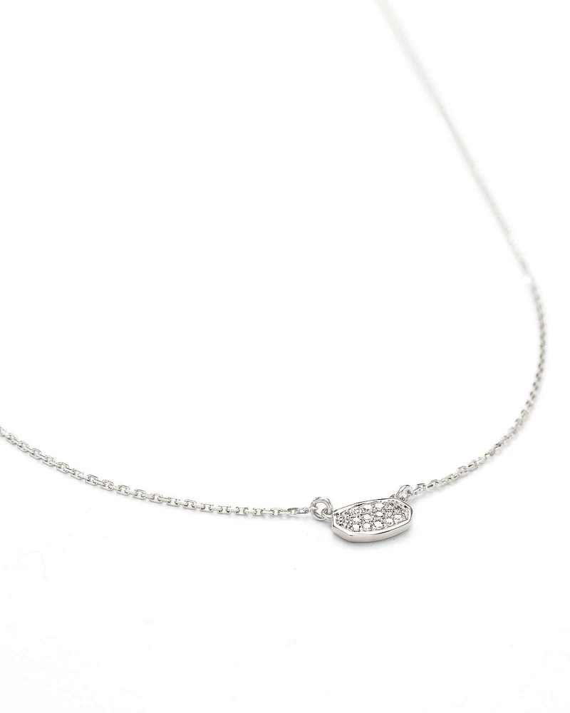 Marisa Pendant Necklace White Diamond and 14k Gold