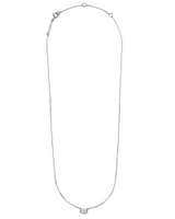 Marisa Pendant Necklace White Diamond and 14k Gold
