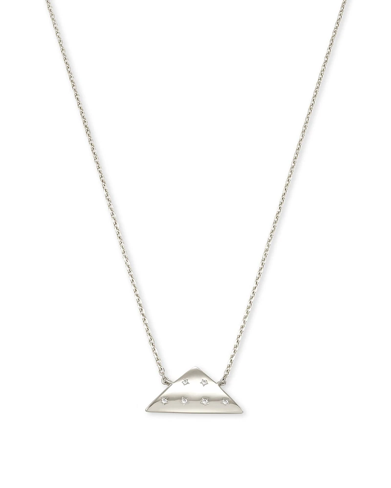 Folds Of Honor 14k Gold Pendant Necklace White Diamond