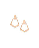 Paxton Hoop Earrings in Rose Gold