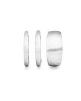 Terra Ring Set Bright Silver