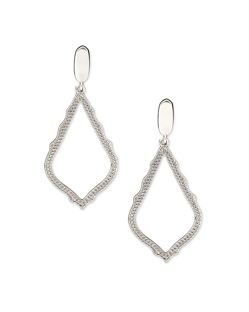 Sophia Clip On Drop Earrings Silver