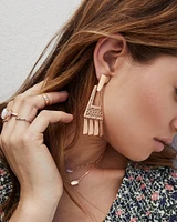 KASE SM STMNT EARRING RSG METAL