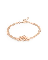 Rue Multi Strand Bracelet In Rose Gold