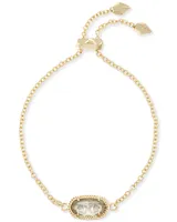 Elaina Adjustable Chain Bracelet in Clear Crystal