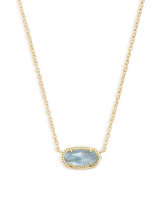 Elisa Pendant Necklace Ruby Red