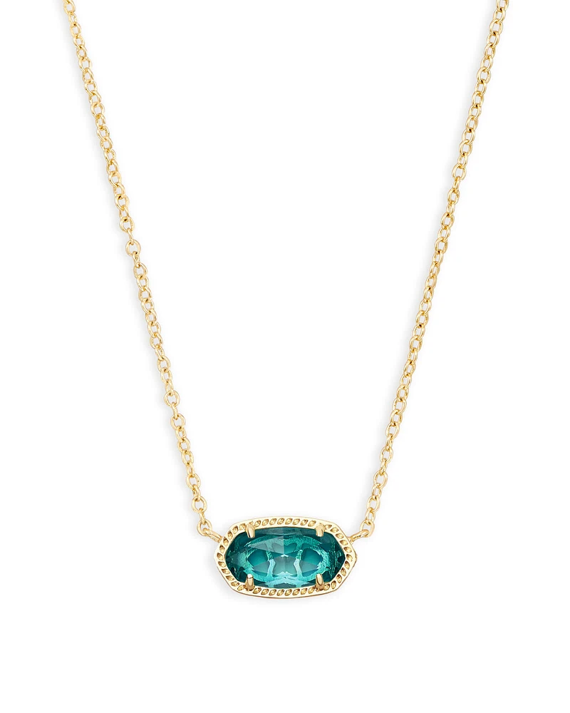 Elisa Pendant Necklace Ruby Red