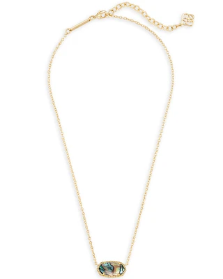 Elisa Gold Pendant Necklace Azalea Illusion