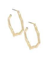 Miku Hoop Earrings in Gold