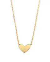 Ari Heart Pendant Necklace 18k Gold Vermeil