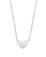 Ari Heart Pendant Necklace in Sterling Silver