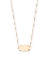 Elisa Pendant Necklace in 18k Rose Gold Vermeil