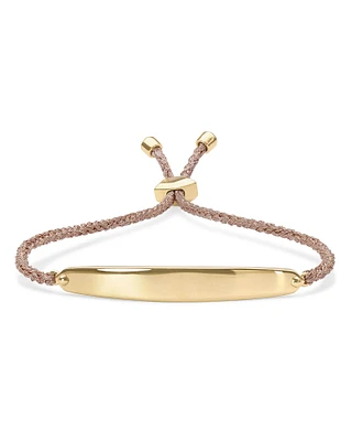 Mattie Bar Cord Bracelet in 18k Gold Vermeil