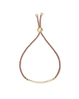 Mattie Bar Cord Bracelet in 18k Gold Vermeil