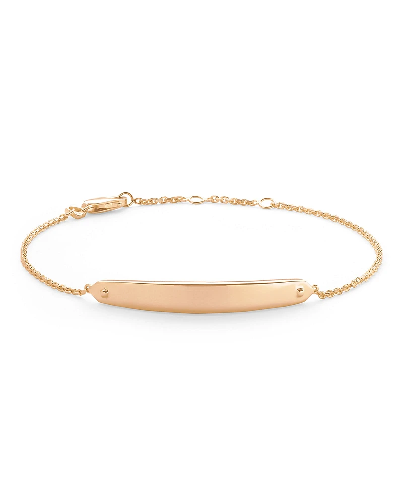 Mattie Delicate Chain Bracelet in 18k Rose Gold Vermeil