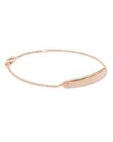 Mattie Delicate Chain Bracelet in 18k Rose Gold Vermeil