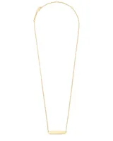Mattie Bar Pendant Necklace in 18k Gold Vermeil