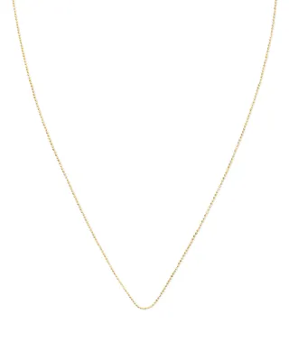 22 Inch Ball Chain Necklace in 18k Gold Vermeil