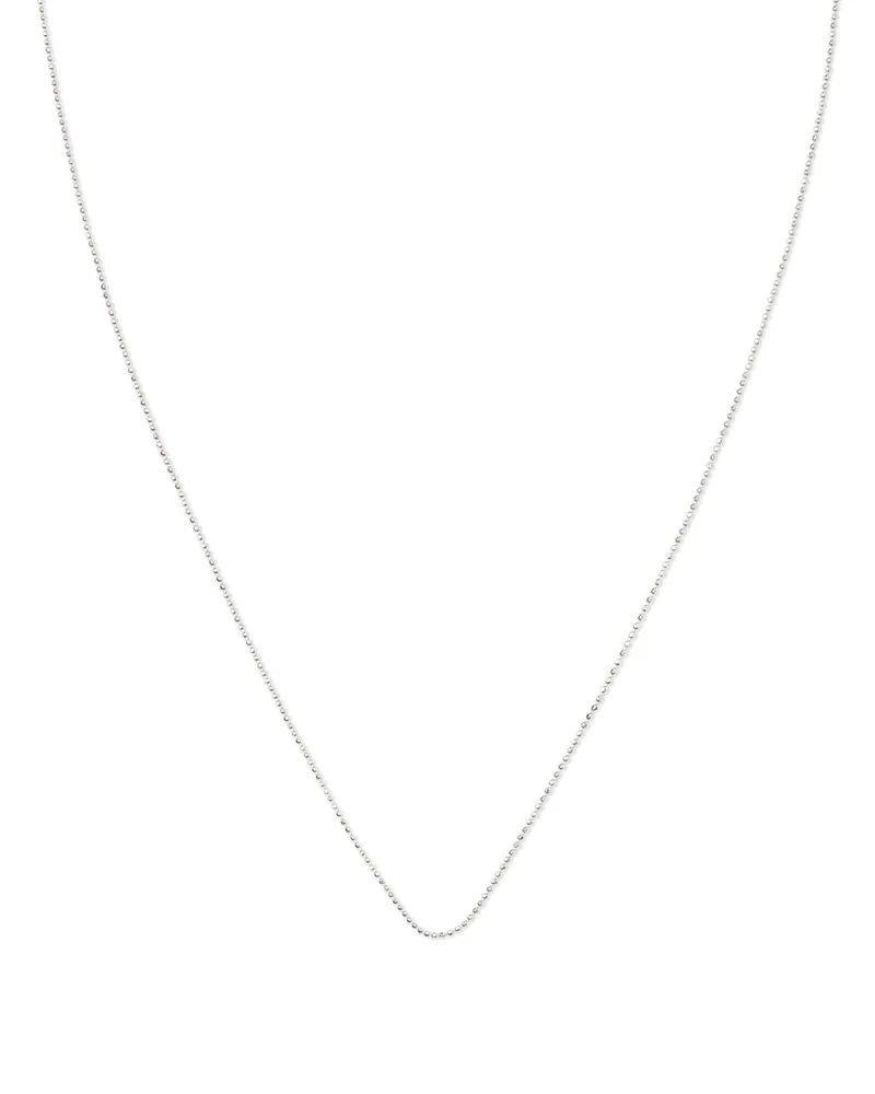 22 Inch Ball Chain Necklace in Sterling Silver