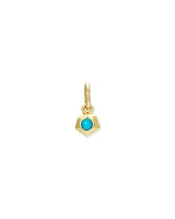 Blaire 18k Gold Vermeil Charm in Turquoise