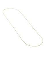 Davis 18k Gold Vermeil Beaded Long Necklace in Moonstone