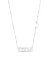 Texas Pendant Necklace in Sterling Silver