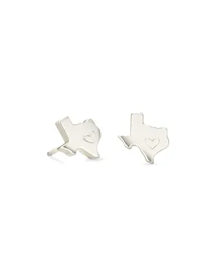 Texas Stud Earrings Sterling Silver