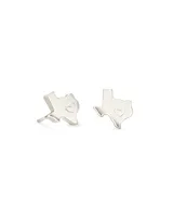 Texas Stud Earrings Sterling Silver