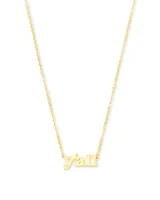 Y'all Pendant Necklace Sterling Silver