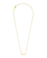 Y'all Pendant Necklace 18k Gold Vermeil