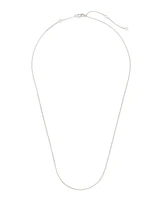 18 Inch Thin Chain Necklace 18k Gold Vermeil