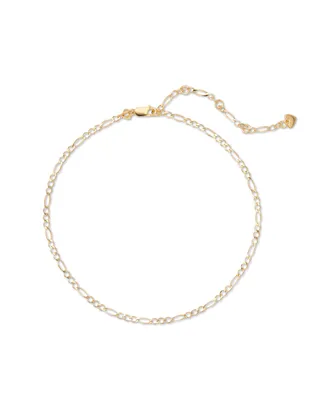 Rylie Anklet in 18k Yellow Gold Vermeil