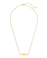 Optimist Mattie Bar Pendant Necklace in 18k Gold Vermeil