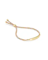 Optimist Mattie Bar Cord Bracelet in 18k Gold Vermeil