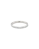 Marilyn 14k White Gold Full Eternity Band Ring Diamond