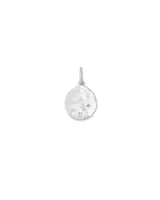 Celestial Coin Charm in Sterling Silver