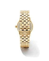 Alex Gold Tone Stainless Steel 35mm Watch in Ivory Mother-of-Pearl