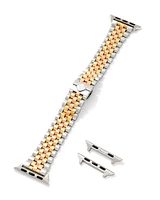 Alex 5 Link Watch Band Gold Tone Stainless Steel