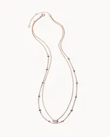 Marisa 14k White Gold Multi Strand Necklace Diamond