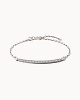 Ott 14k Gold Delicate Bracelet White Diamond