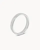 Whitney 14k White Gold Band Ring Diamond