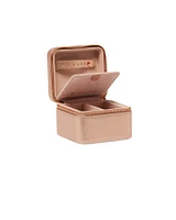 Small Travel Jewelry Case Taupe