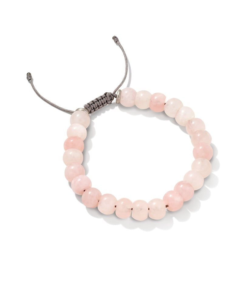 Beaded Rose Quartz Bracelet