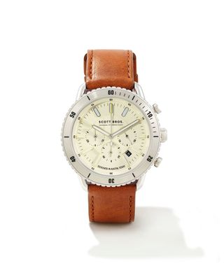 Evans Stainless Steel 44mm Chronograph Watch in