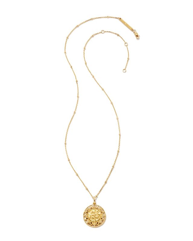 Bristol 18k Yellow Gold Vermeil Link Necklace in White Sapphire
