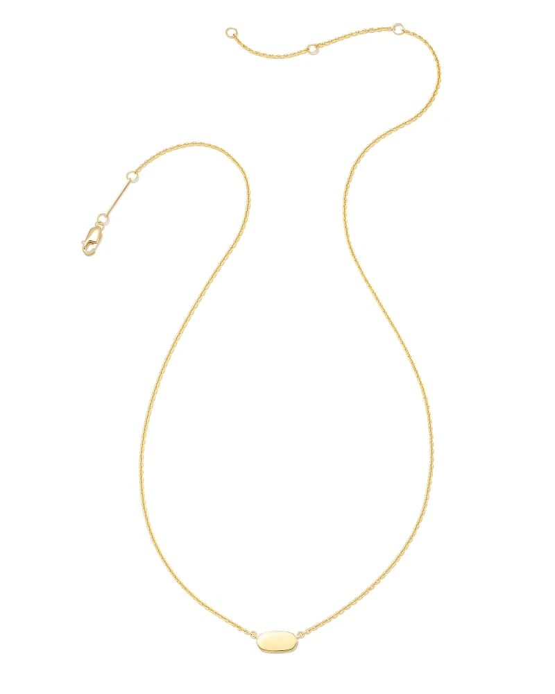 Mommy & Me Adult Fern Short Pendant Necklace in Sterling Silver