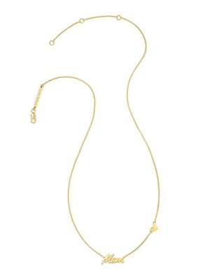 Kendra Scott Dira Pendant Necklace in 18K Gold Vermeil - Rhinestone Angel