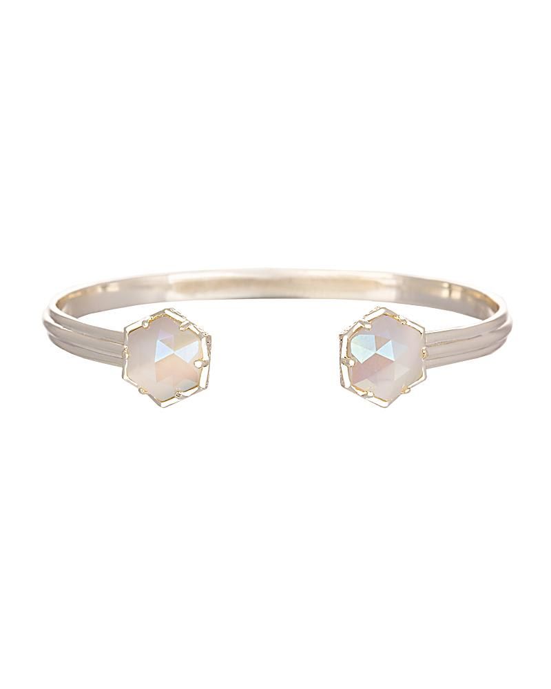 Amazon.com: Kendra Scott Ari Heart 18k Gold Vermeil Cuff Bracelet in White  Diamond, Fine Jewelry for Women: Clothing, Shoes & Jewelry